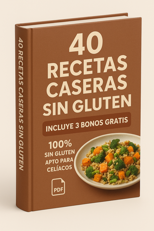 🌾 40 Receta Sin Gluten + BONOS DE REGALO